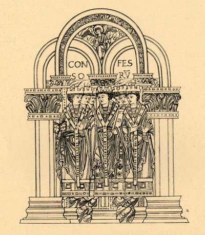 格雷戈里大帝，圣本尼迪克特和圣库斯伯特，1908年 作者 不明