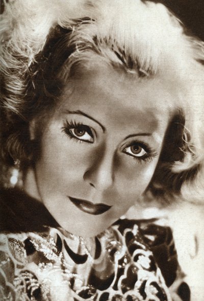 Greta Garbo，瑞典女演员，1933年 作者 不明