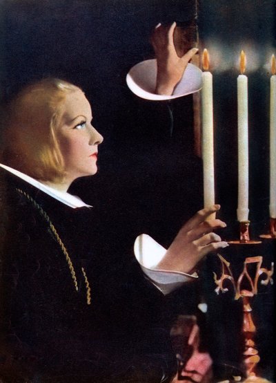 瑞典女星Greta Garbo，1934-1935年 作者 不明