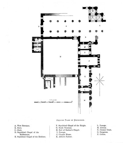 1897年德堡的平面图 作者 不明