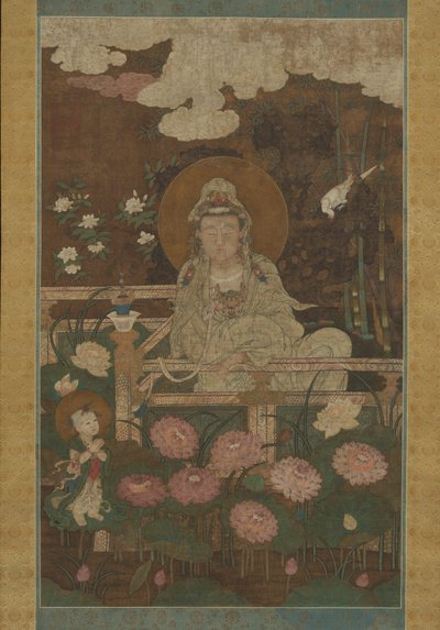 观音像为九莲菩萨，1593年。 作者 不明