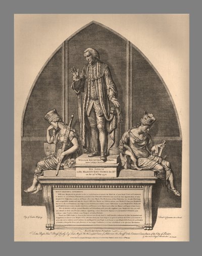 威廉·贝克福德的公会堂纪念碑，1886年 作者 不明