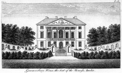 Gunnersbury House，阿米莉亚公主的故居 作者 不明