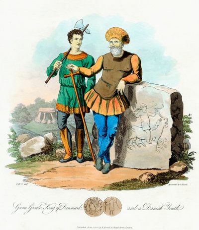 古尔姆·古戈莫（Gurm Old Gormo），1815年从840年任丹麦国王 作者 不明