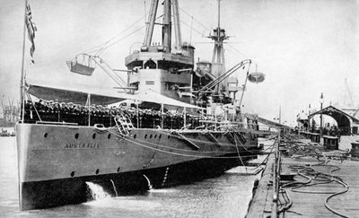 HMAS澳大利亚，不懈的级战列巡洋舰，1936年6月19日 作者 不明