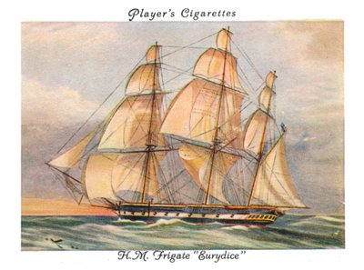 HMFrigate Eurydice，1936年。 作者 不明