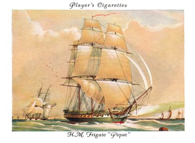 HMFrigate Pique，1936年。 作者 不明