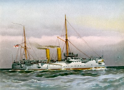 HMS Magicienne，皇家海军2级巡洋舰，C1890-C1893 作者 不明