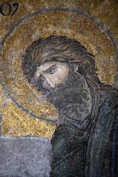 Hagia Sophia Deesis mosaic - John the Baptist Istanbul Turquie 作者 不明