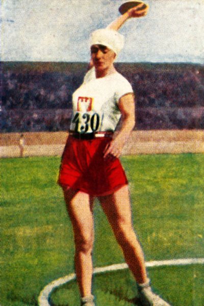 波兰的哈莉娜·科诺帕卡（Halina Konopacka），世界铁饼锦标赛冠军，1928年。 作者 不明