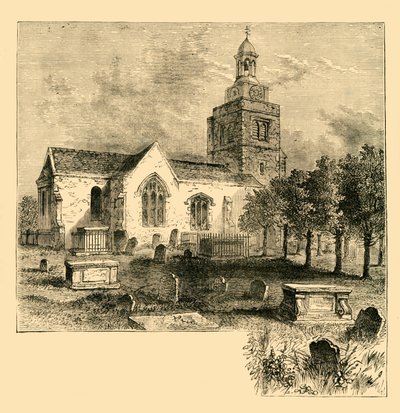 哈默史密斯教区教堂，建于1820年，约1878年。 作者 不明