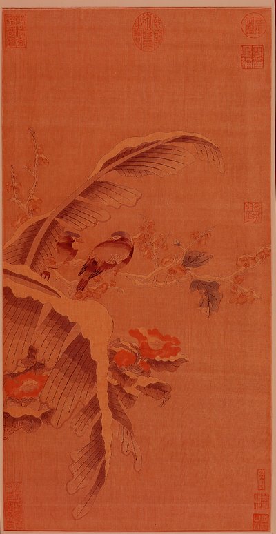 悬挂的卷轴，18世纪。 作者 不明