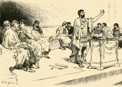 汉尼拔于1890年在迦太基举行的大会上。 作者 不明