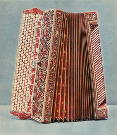 口琴由霍罗维奇（Jorove）的约瑟夫·基布雷德（Joseph Kebrdle）制作，1948年。 作者 不明