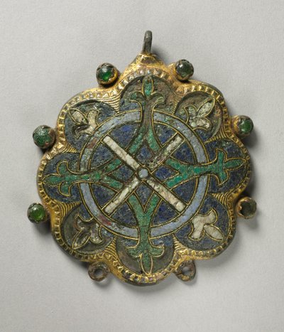 吊坠吊坠，1200年代。 作者 不明