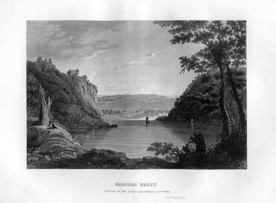 哈珀斯·费里（Harpers Ferry），谢南多厄河与波托马克河的交汇处，美国西弗吉尼亚州，1855年 作者 不明