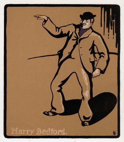 哈里·贝德福德（Harry Bedford），戏剧演员，十九世纪末 作者 不明