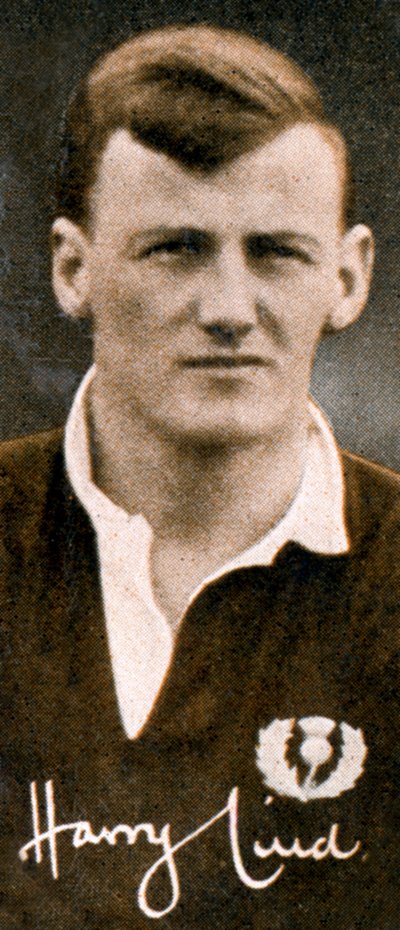 哈里·林德（Harry Lind）1906-1986年，苏格兰国际橄榄球联盟球员，1935年 作者 不明