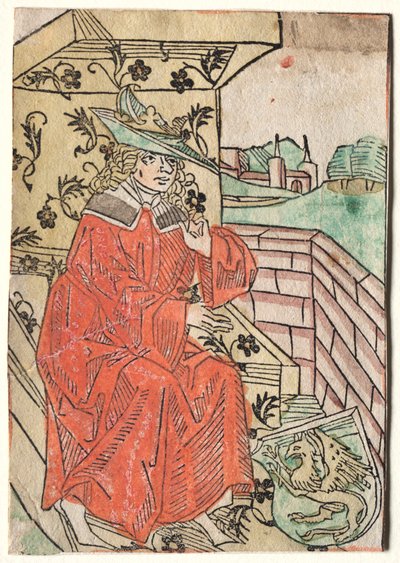 哈特里布斯·亚历山大（Hartlibs Alexander）：亚历山大（Alexander）坐在王座上，1400年代。 作者 不明