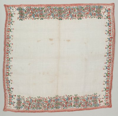 头巾，1800年代。 作者 不明