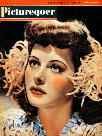 Hedy Lamarr 1914-2000，奥地利出生的美国女演员，1942年 作者 不明
