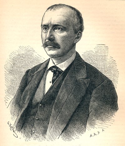 Heinrich Schliemann，1822-1890年，德国考古学家，1893年 作者 不明