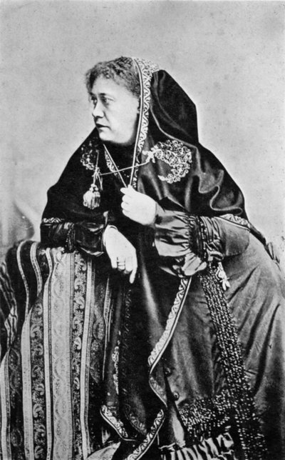 Helena Petrovna Blavatsky，出生于俄罗斯的美国神学家，1875年 作者 不明