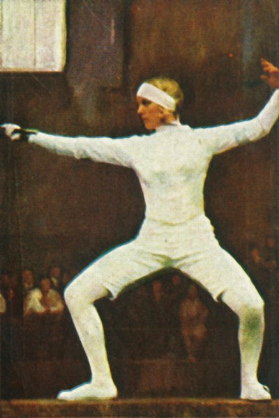 Helene Mayer，德国世界冠军击剑手，1928年。 作者 不明