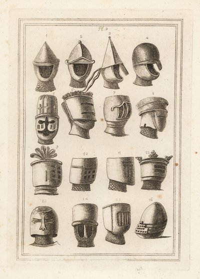 Helmets from the great seals of kings and barons 作者 不明