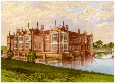 萨福克市Helmingham Hall，托勒马赫男爵的住所，c1880 作者 不明