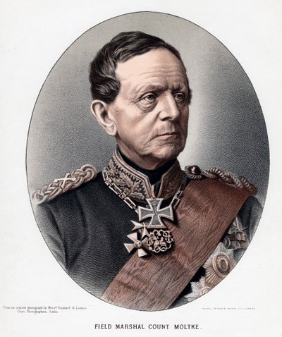 普鲁士将军兼政治家冯·摩尔特克伯爵（Helmuth Karl Bernhard），c1880 作者 不明