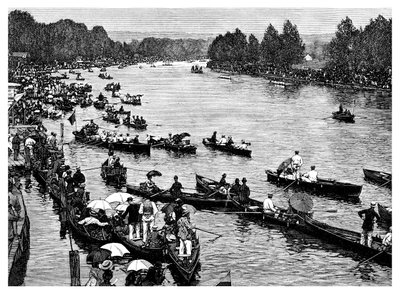 亨利·里加塔（Henley Regatta），牛津郡，1882年 作者 不明