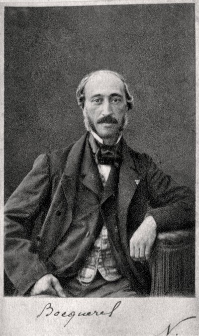 19世纪末或20世纪初，法国物理学家亨利·贝克勒尔（Henri Becquerel） 作者 不明