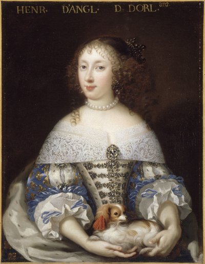 英格兰的亨丽埃塔，奥尔良公爵夫人1644-1670，约1665年。 作者 不明
