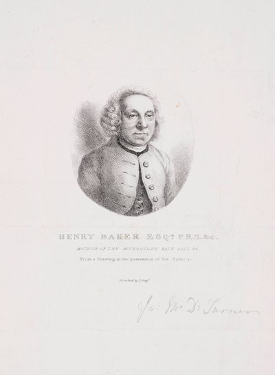Henry Baker, naturalist 作者 不明