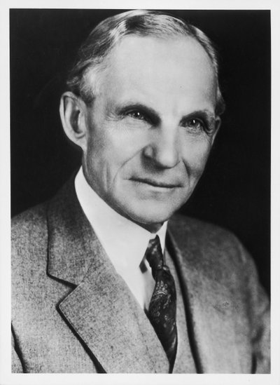 亨利·福特（Henry Ford），美国汽车工程师和制造商，1908年 作者 不明