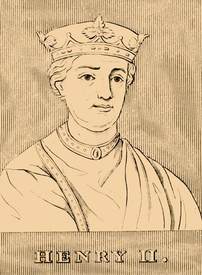 亨利二世（Henry II），1133年至1189年，1830年。 作者 不明