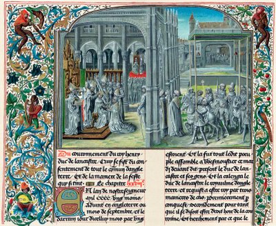 亨利四世1367-1413年，英格兰第一兰开斯特国王，1399年 作者 不明
