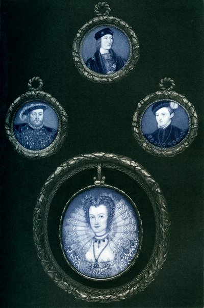 亨利七世，亨利八世，爱德华六世，伊丽莎白一世，16世纪，1896年 作者 不明