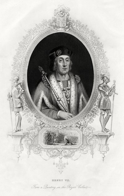 亨利七世，英格兰第一任都铎国王，1860年 作者 不明
