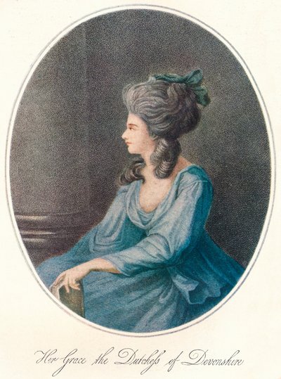 德文郡公爵夫人的恩宠，18世纪，1904年 作者 不明