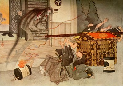 她的丑陋的脸和沾满鲜血的衣服……，1919年。 作者 不明