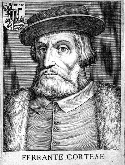 西班牙征服者埃尔南·科尔特斯（Hernan Cortes）1485-1547，征服了墨西哥 作者 不明