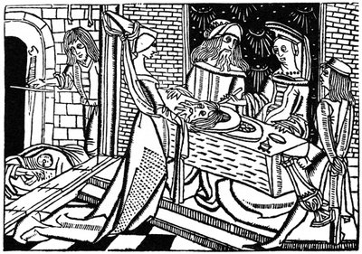 希罗底亚（Herodias）和施洗约翰（John Baptist）团长，1488年，1964年 作者 不明