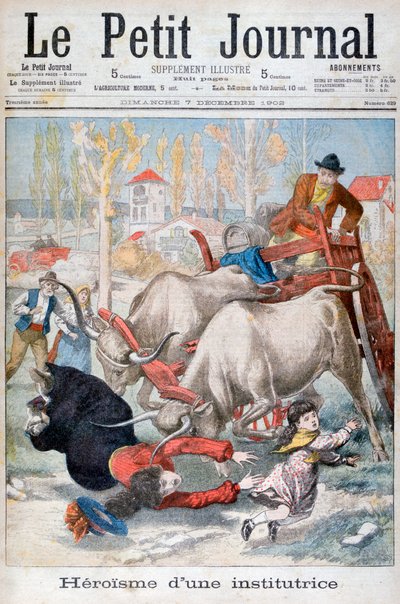 教师的英雄主义，1902年 作者 不明