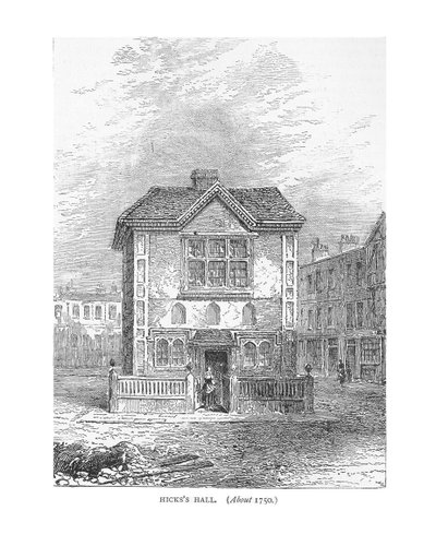 希克斯·霍尔（Hicks Hall），1750年。1878年 作者 不明