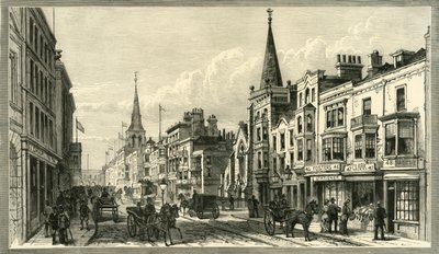 南安普敦大街（High Street），1898年。 作者 不明