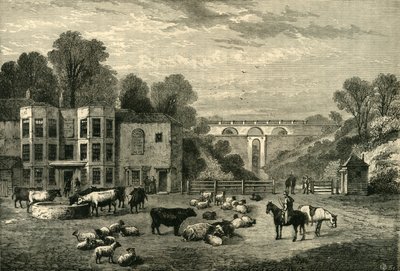 海格特拱门和小酒馆，建于1825年，约1876年。 作者 不明