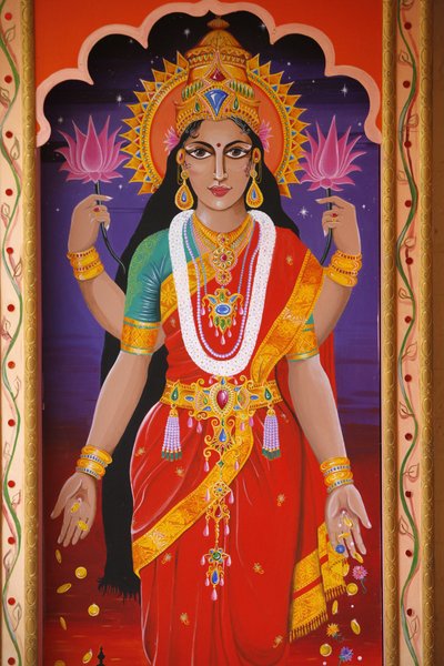 Hindu goddess Laxmi, Londres, Grande Bretagne 作者 不明