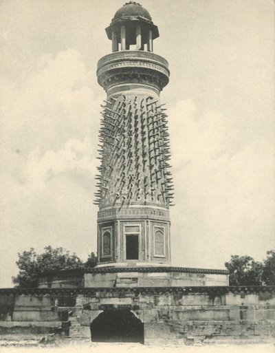 希兰·米纳尔（Hiran Minar）或富特赫布尔西格里（Futtehpur Sikri）的大象塔。阿格拉 作者 不明
